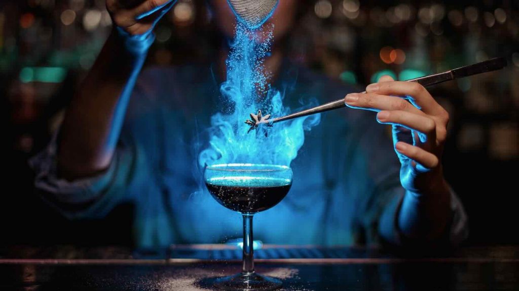 Blue Blazer Cocktail