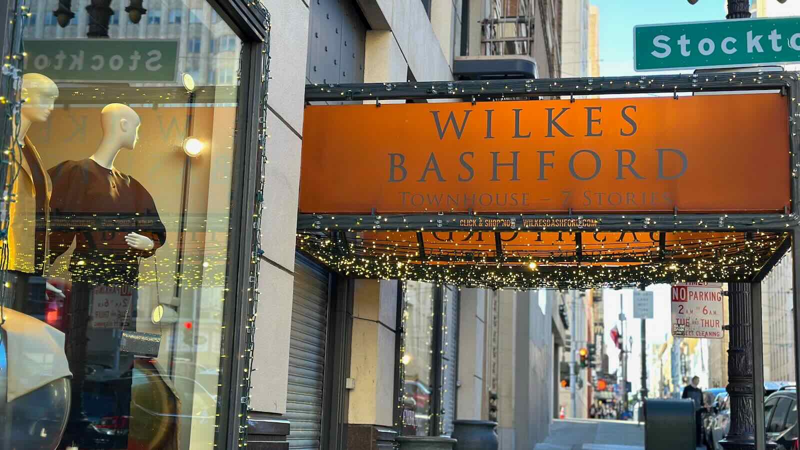 Wilkes Bashford Clothing Store