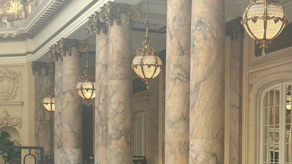 Marble Columns at Palace Hotel