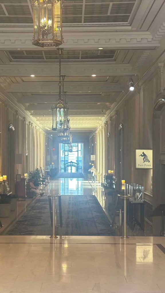 Palace Hotel Lobby and Entrance