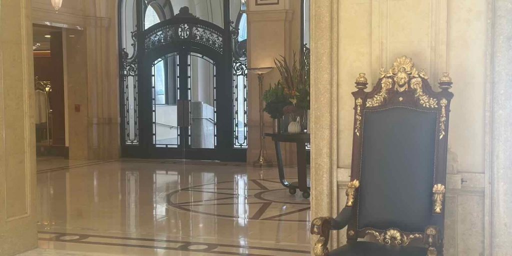 Lobby of Palace Hotel