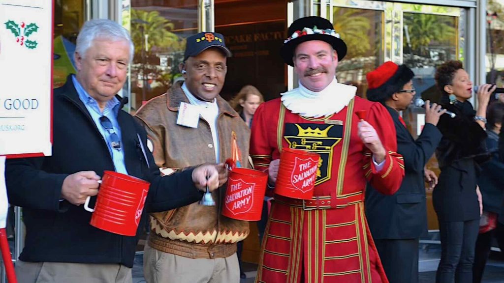 Tom Sweeney Volunteering with The Salvation Army