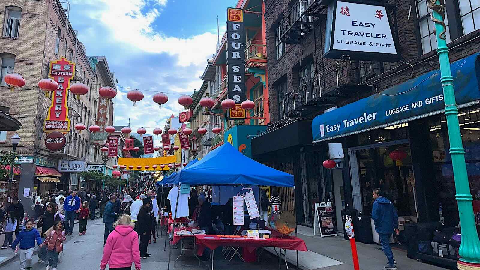 Grant Street in Chinatown