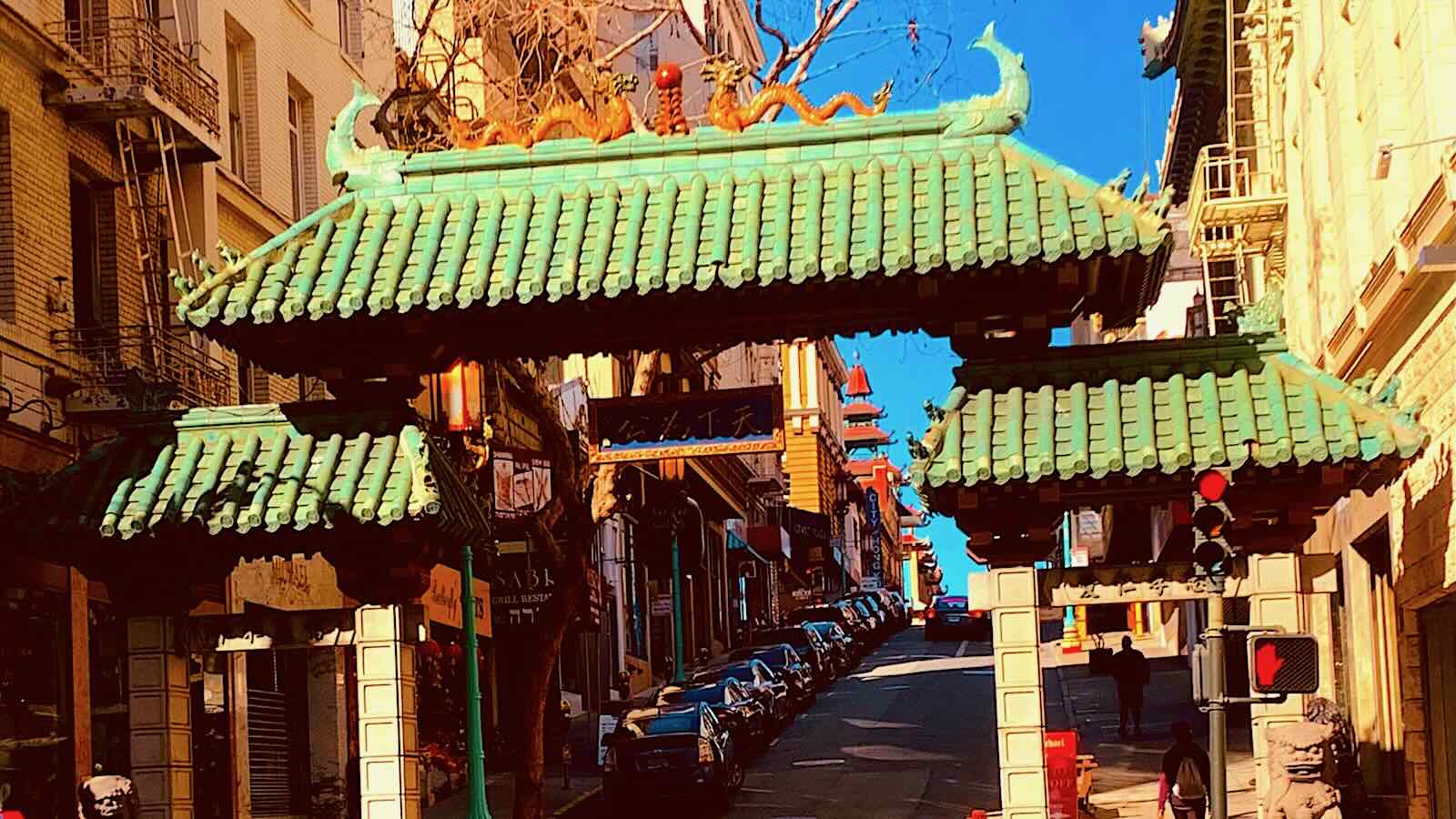 Dragon Gate in Chinatown San Francisco