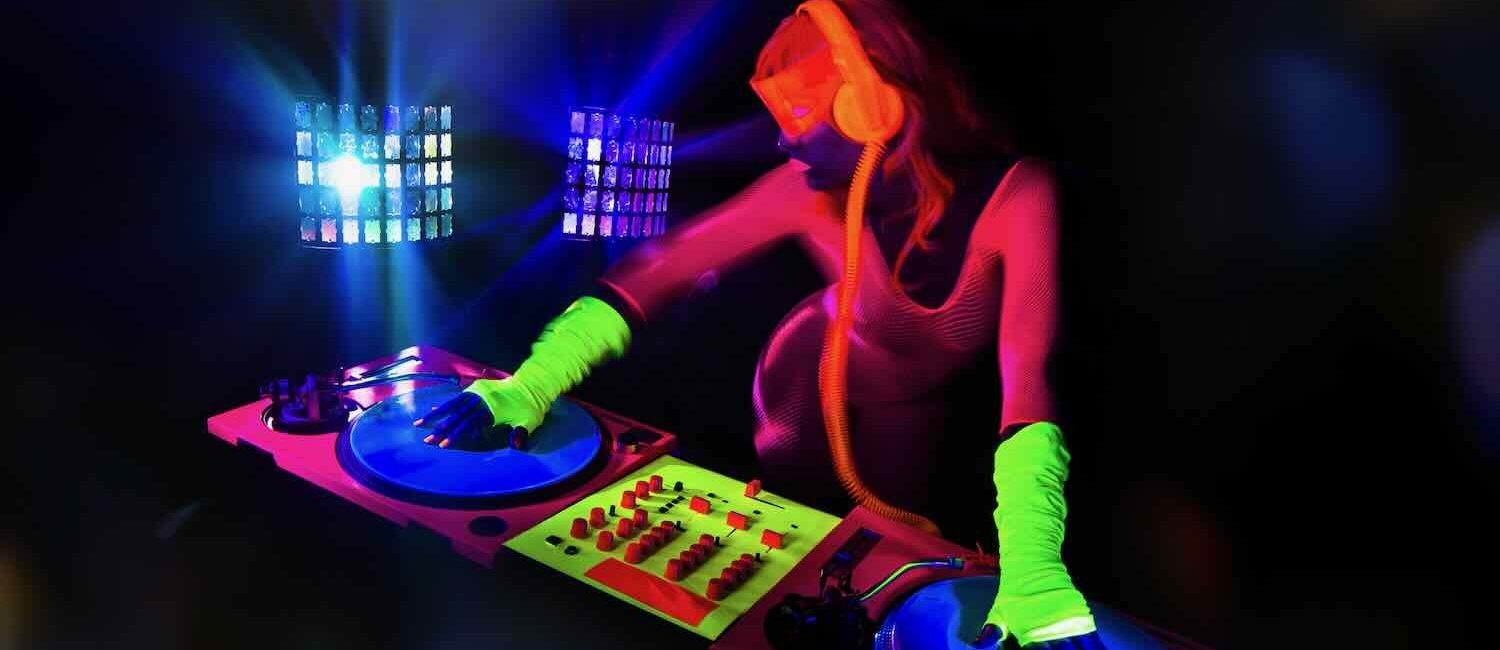 Neon DJ Halloween