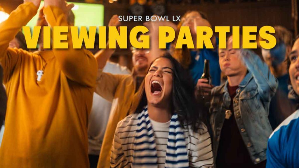 Super Bowl Viewing Parties
