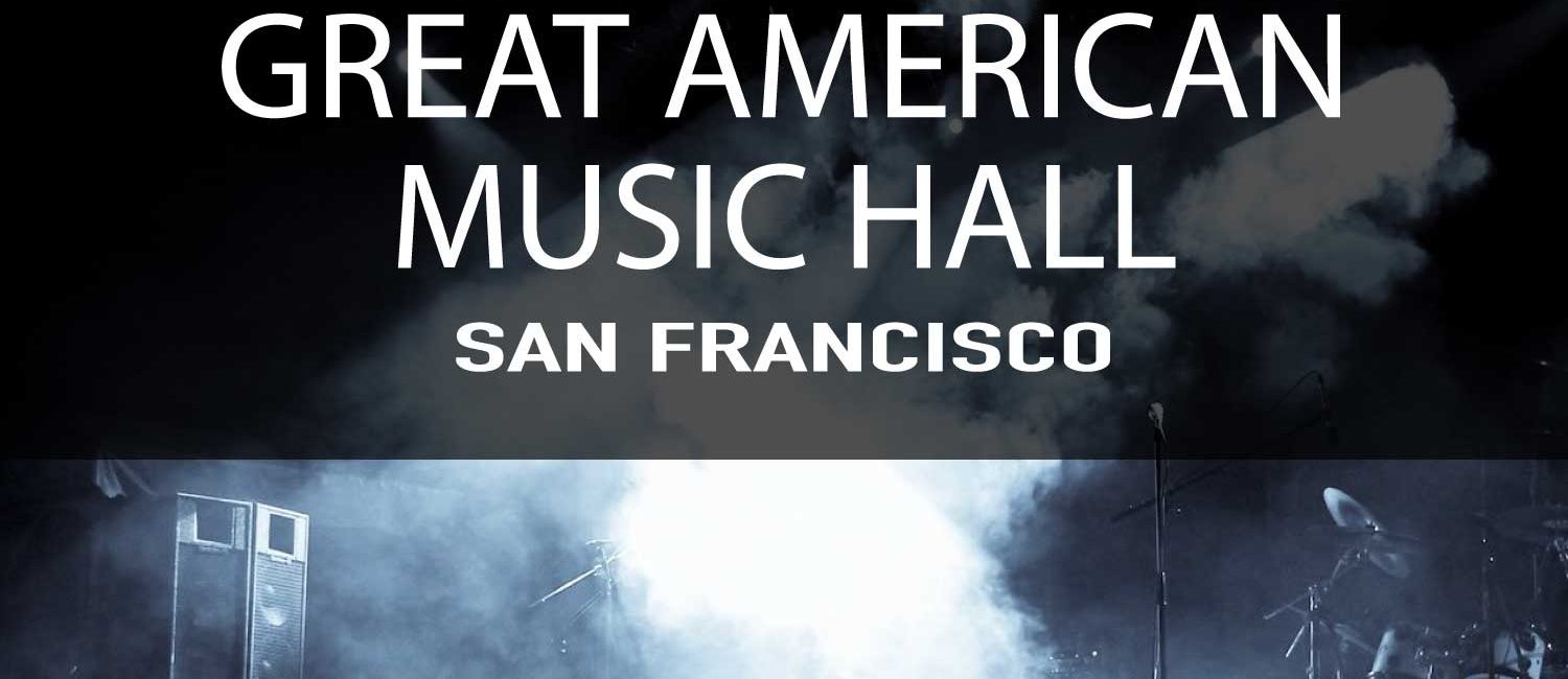 Great American Music Hall Concert Calendar