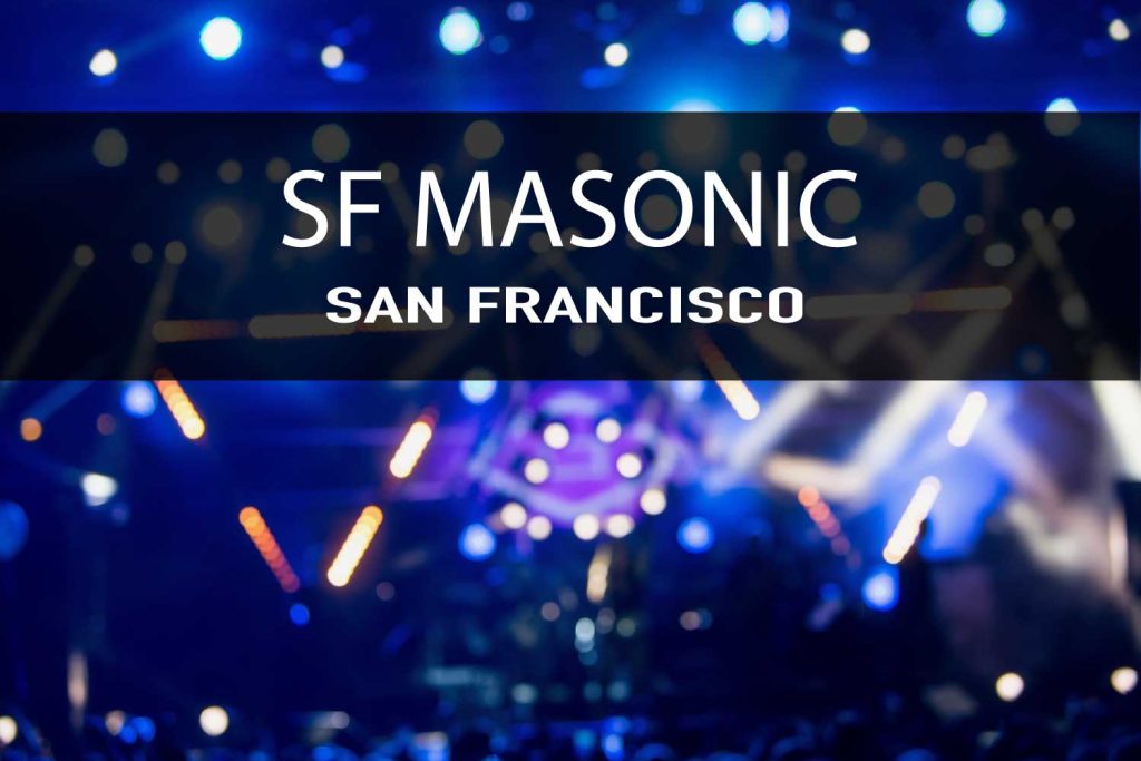 SF Masonic Auditorium Concerts