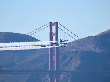 Golden Gate Bridge and Blue Angels
